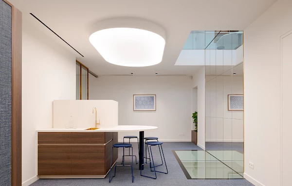 CLVR verlaagd uitneembaar PVC spanplafond